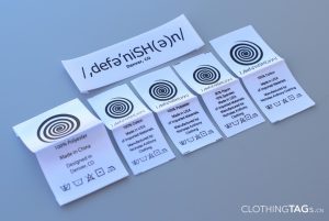 Custom Printed Fabric Labels For Clothing