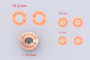 Metal Buttons and Rivets Design