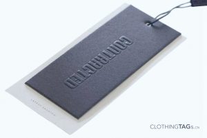 Embossed Hang Tags 1674