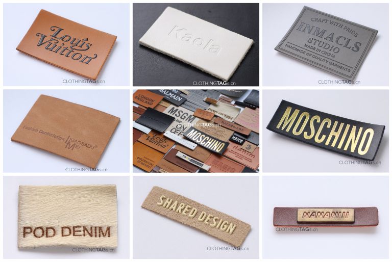 Leather label design