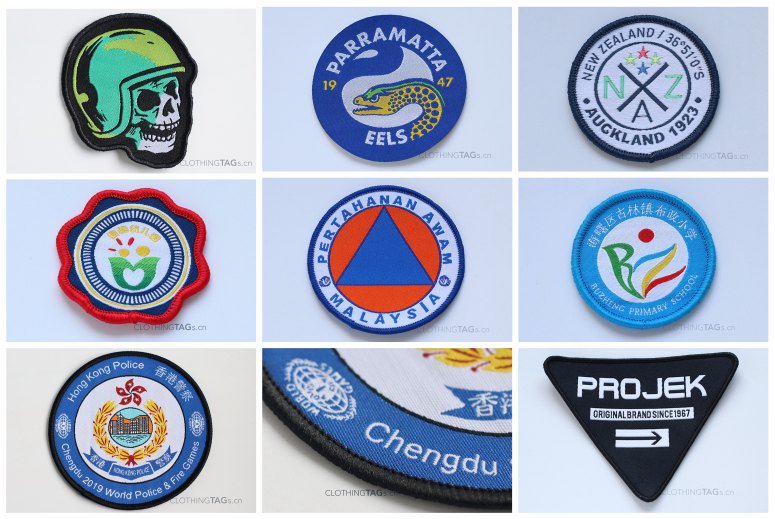 Woven patches design