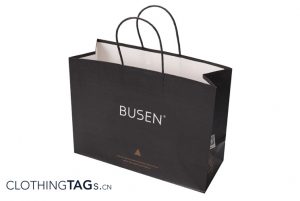 Black kraft paper bags 1