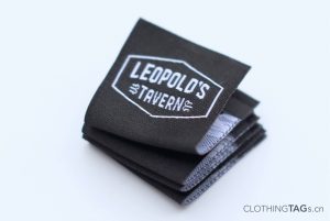 Custom Woven Labels for Hats 1807