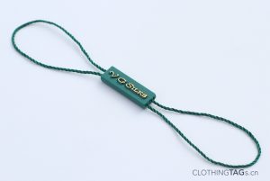 Square Hang Tag String With Logo 1101