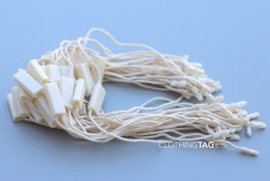 Square Double Plug Buckle Cotton Hang Tag String 1145