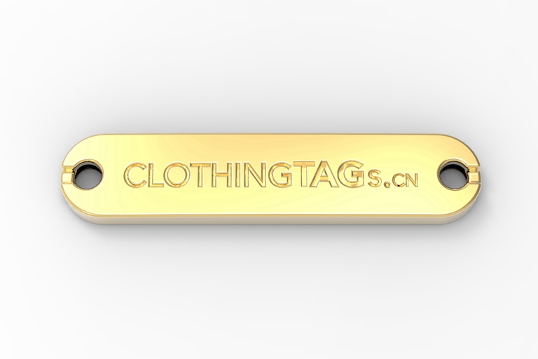 Custom design metal tags and labels for your clothing