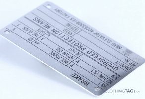 Anodized Aluminum Tags For Equipment 4