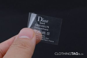 transparent clothing labels 881