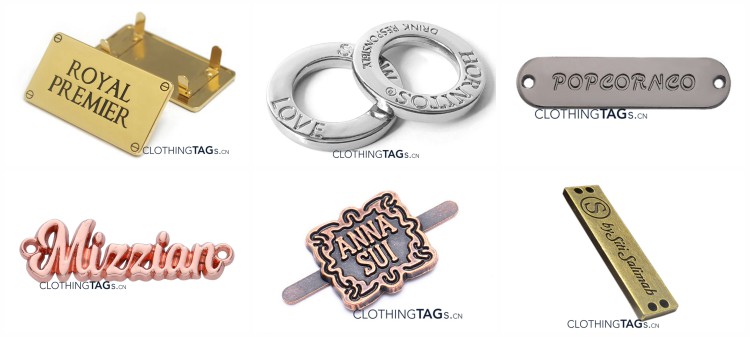 Printed Metal Tags Electroplating Colors
