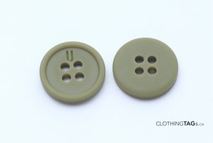 Solid color polyester buttons 1976