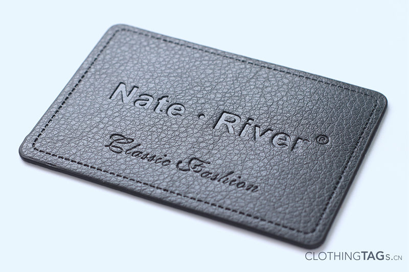 leather sew on labels 0815
