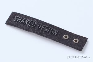 Silicone Faux Suede Labels 0837