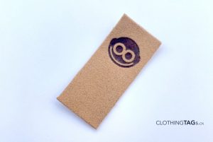 leather labels for knitted items 985
