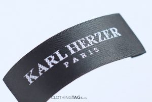Satin woven labels