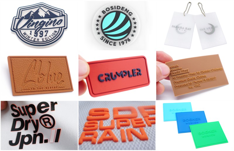 Custom Silicone Labels for Clothing