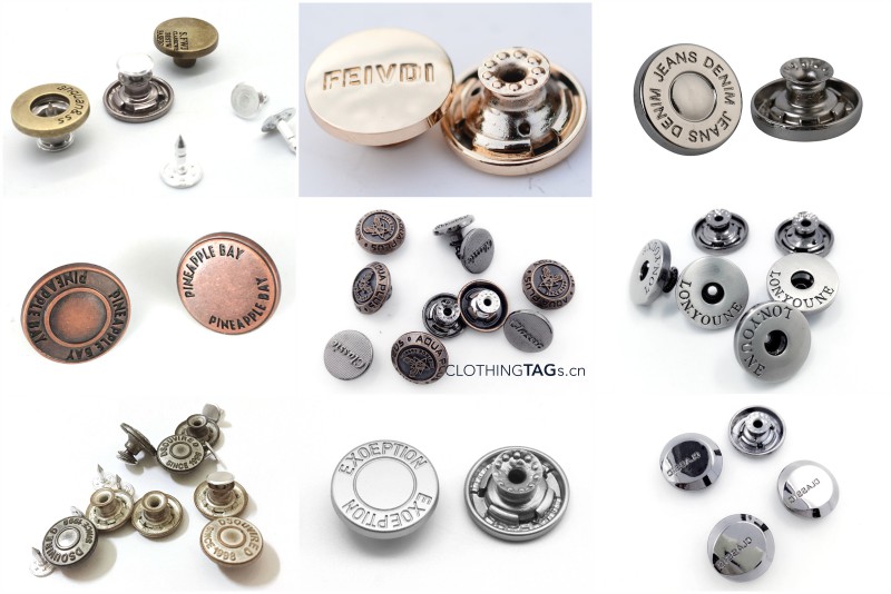 Metal buttons