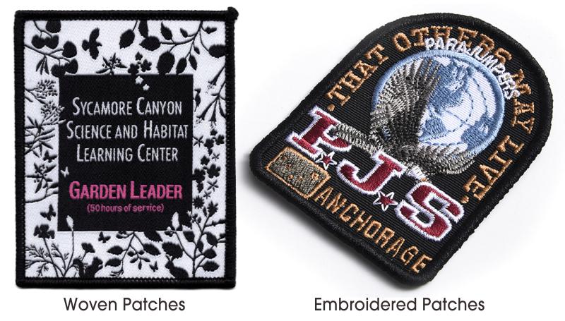 Woven Patches VS Embroidered Patches