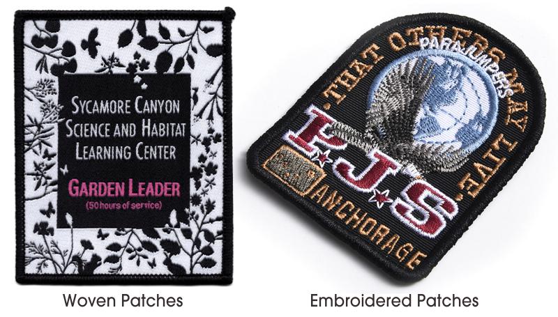 Embroidered Vs Woven Patches