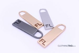 flat plate metal zipper pulls 814