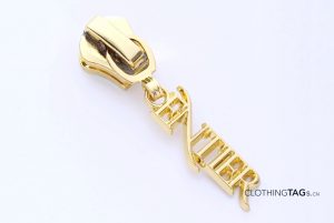 Metal Zipper Pulls gold 822