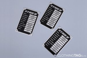 Anodized Aluminum Tags For Equipment 5