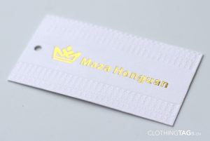 Embossed Hang Tags 1601