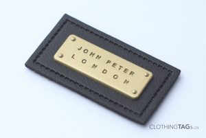 leather patch metal label 6