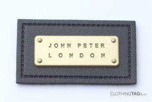 leather patch metal label 7