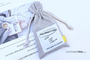 woven labels muslin bags 920