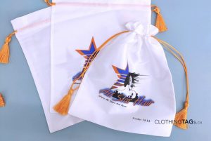 custom satin drawstring bags 821