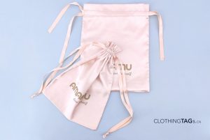 custom satin drawstring bags  824