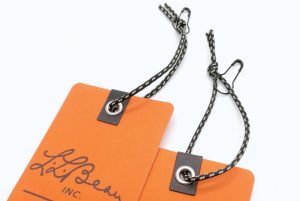 braided Hang Tag String With Safety Pin 1