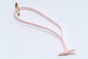 Satin Hang Tag String With Safety Pin 5