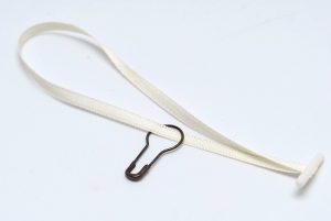 Satin Hang Tag String With Safety Pin 8