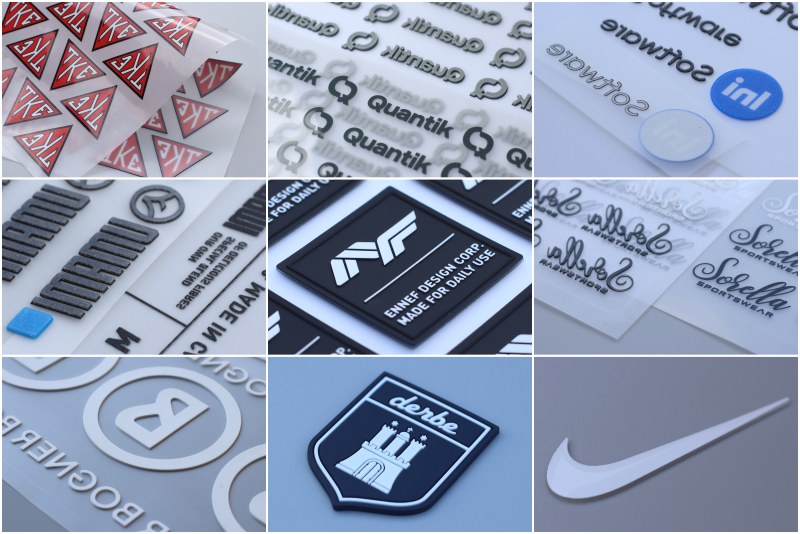 Silicone 3D Rubber Heat Transfer Labels