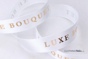 custom ribbon with logo 816