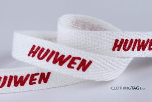 custom printed twill tape 807