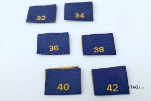 woven size labels 8
