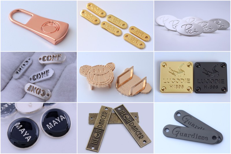 Metal Tags Labels for Clothing