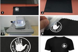 How to apply heat transfer labels for clothing