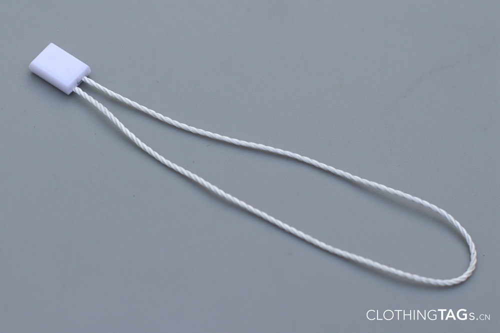6-Color Pack) Clothing Tag Fasteners - Square Lock String Ties For Labeling