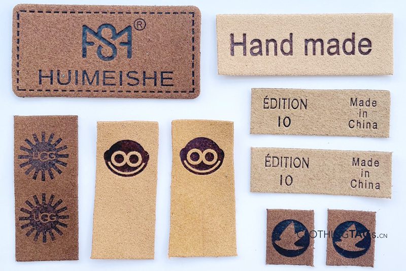 Leather labels for handmade items, custom clothing labels - Brute Handcraft