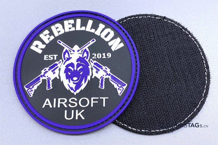 Bulk Buy China Wholesale 3d 2d Custom Pvc Logo Circle Patch With