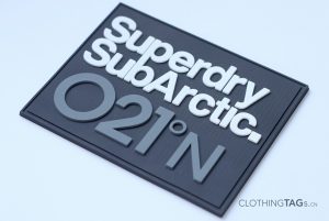 Custom 3d PVC rubber patch for clothing