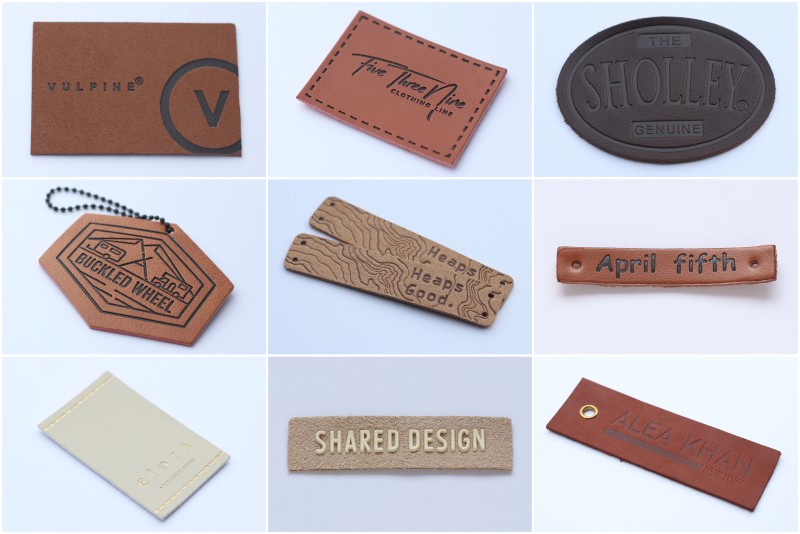 Custom Leather Patches - Laser Engraved Leather Labels for Jackets