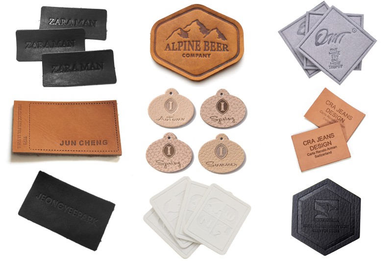 Custom Embossed Leather Patches Clothingtags Cn Custom Embossed Leather Patches, Leather Patches For Sofas