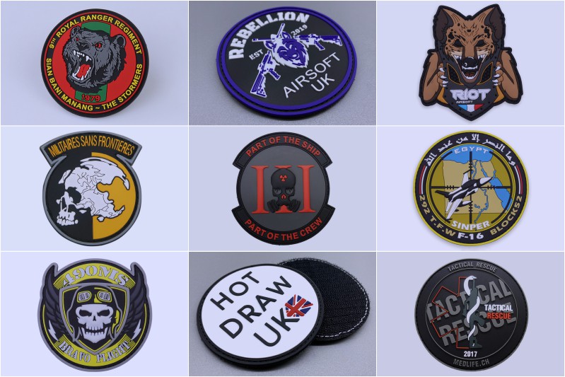 100 Pvc Patch, With Hook and Loop, Morale Patchn Pvc, Pvc Patches, Rubber  Patches, Pvc Morale Patch, Tactical Patch, Custom Pvc Patch, 