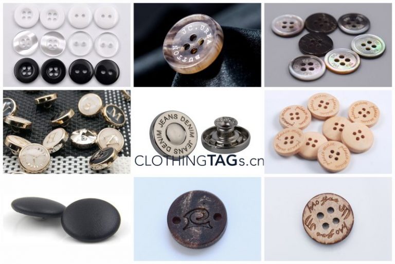 Different Types of Buttons for Clothes Professional ClothingTAGs.cn