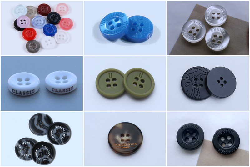 Polyester Buttons for Clothing Resin Buttons