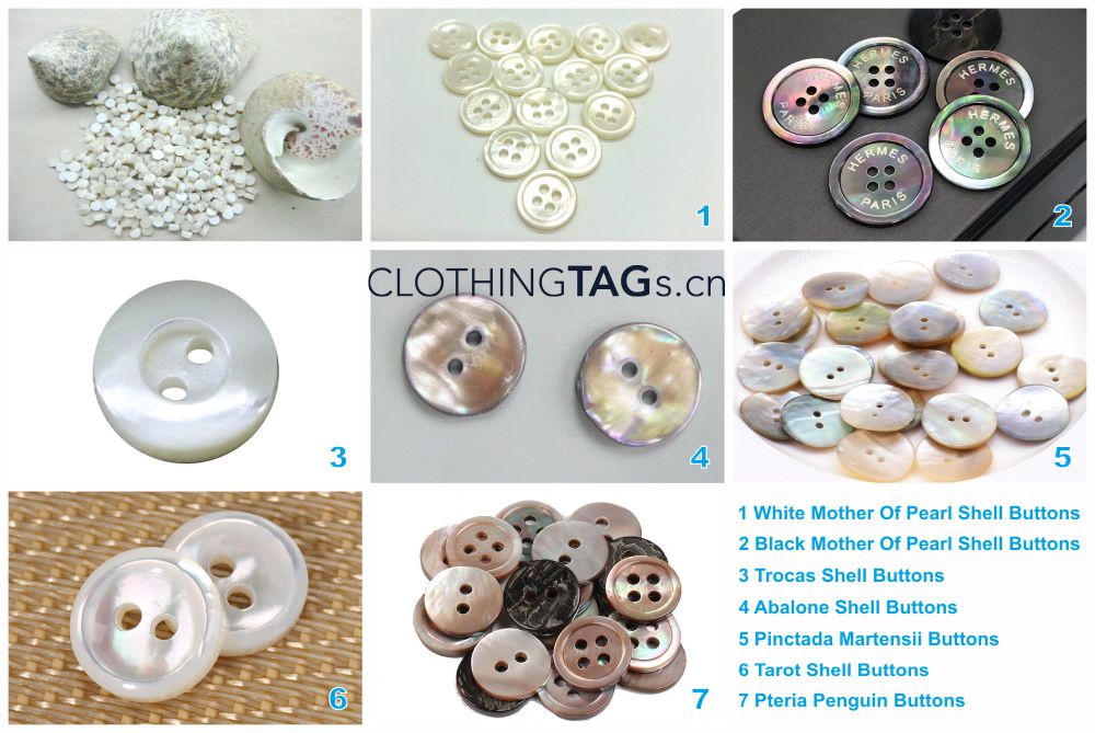 Different Types of Buttons for Clothes Professional ClothingTAGs.cn